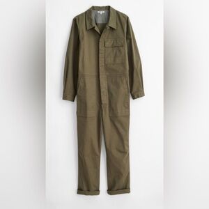 Alex Mill Field Jumpsuit in Chino - Olive